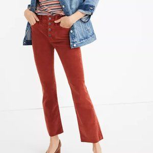 Madewell Cali Demi Bootcut Corduroy, Size 24